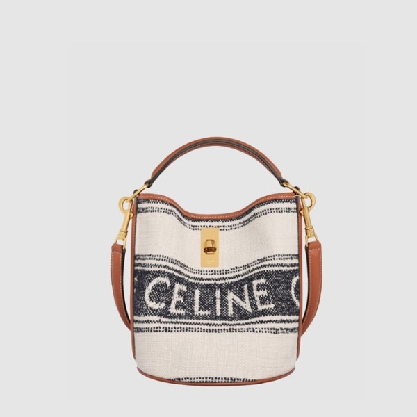 ❤셀린느 여성 자카드 틴 버킷 16 백 - Celine Womens Jacquard Tin Bucket 16 Bag - ce211x