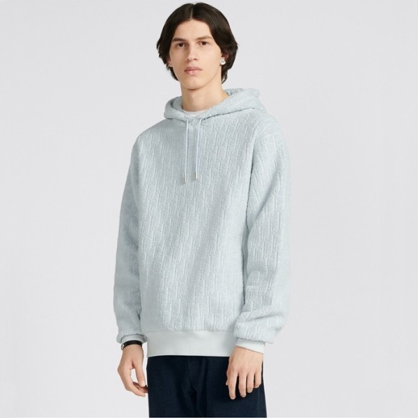 ❤디올 남성 블루 후드티 - Dior Mens Blue Hoodie - di681x