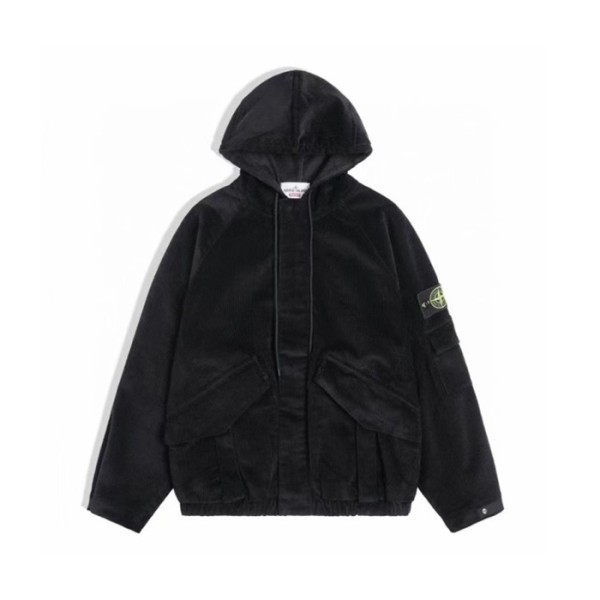 ❤스톤아일랜드 남성 캐쥬얼 블랙 자켓 - Stone Island Mens Black Jackets - st89x