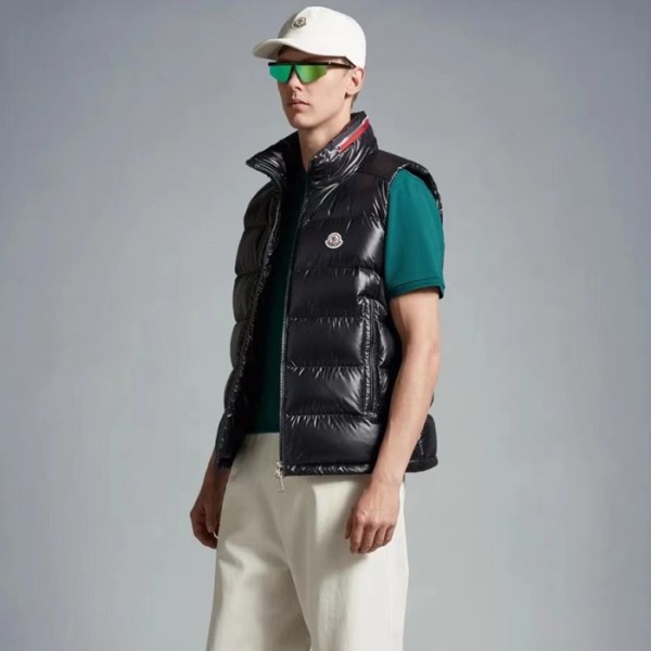 ❤몽클레어 남성 블랙 덕다운 베스트 - Moncler Mens Black Vest - mo175x