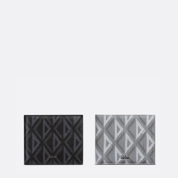 ❤디올 남성 CD 다이아몬드 컴팩트 지갑 【매장-100만원대】 - Dior Mens Black Wallets - di689x