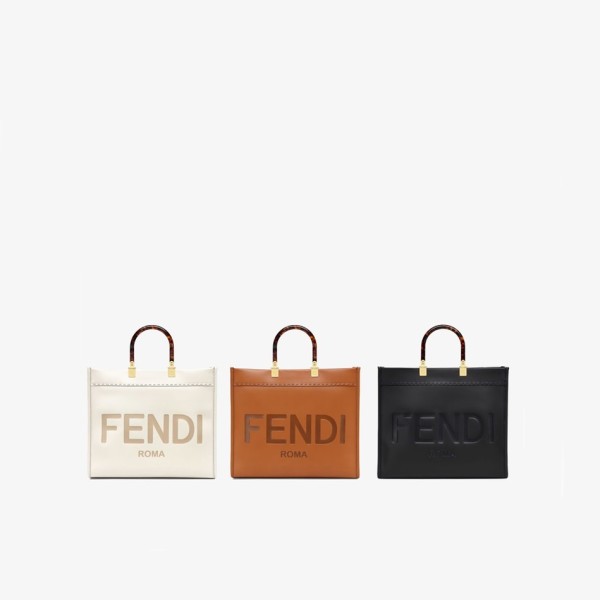 ❤펜디 남/녀 선샤인 미디엄 블랙 가죽 쇼퍼8BH386【매장-400만원대】 - Fendi Unisex Tote Bag - fe501x