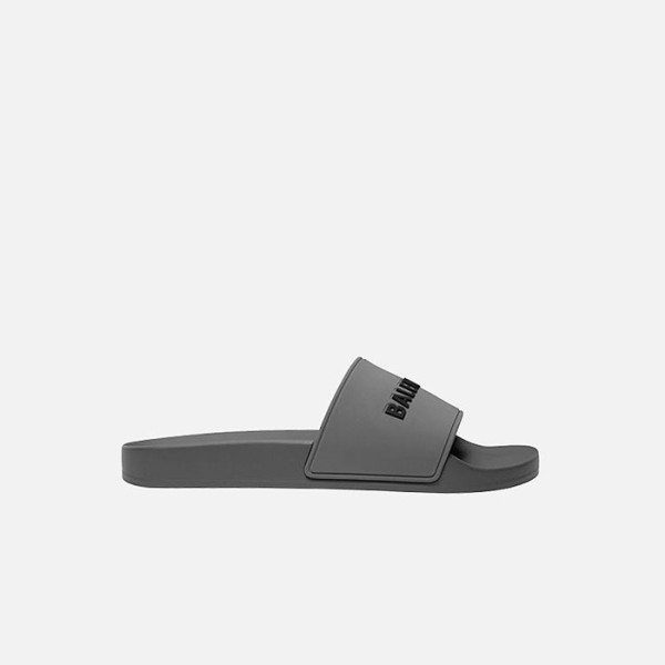❤발렌시아가 남성 챠콜 풀 슬라이드 샌들 【매장-80만원대】 - Balenciaga Mens Gray Slippers - ba633x