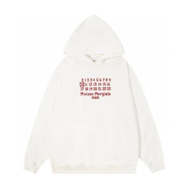 ❤메종마르지엘라 남성 화이트 후드티 - Maison margiela Mens White Hoodie - mai214x