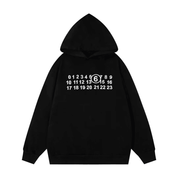 ❤메종마르지엘라 남성 블랙 후드티 - Maison margiela Mens Black Hoodie - mai215x