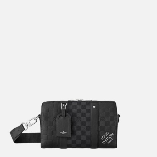 ★루이비통 남성 다미에 인피니 시티 키폴 - Louis vuitton Mens Black Cross Bag - lv1881x