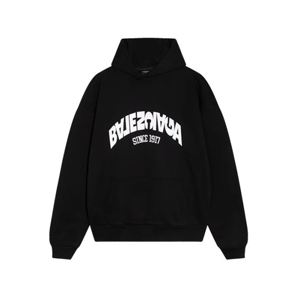 ❤발렌시아가 남성 블랙 후드티 - Balenciaga Mens Black Hoodie - ba693x