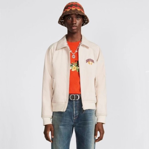 ❤디올 남성 아이보리 집업 자켓 - Dior Mens Ivory Zip-up Jackets - di707x