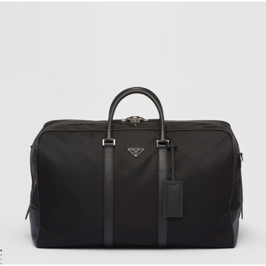 ❤프라다 남성 사피아노 레더 트래블백 【매장-370만원대】 - Prada Mens Black Keepall - pr750x