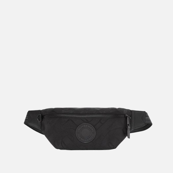 ❤버버리 남성 모노그램 자카드 쏘니 범 벨트백 【매장-140만원대】 - Burberry Mens Black Hip-sack - bu312x