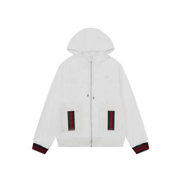 ❤구찌 남성 화이트 집업 후드티 - Gucci Mens White Zipup Hoodie - gu1008x
