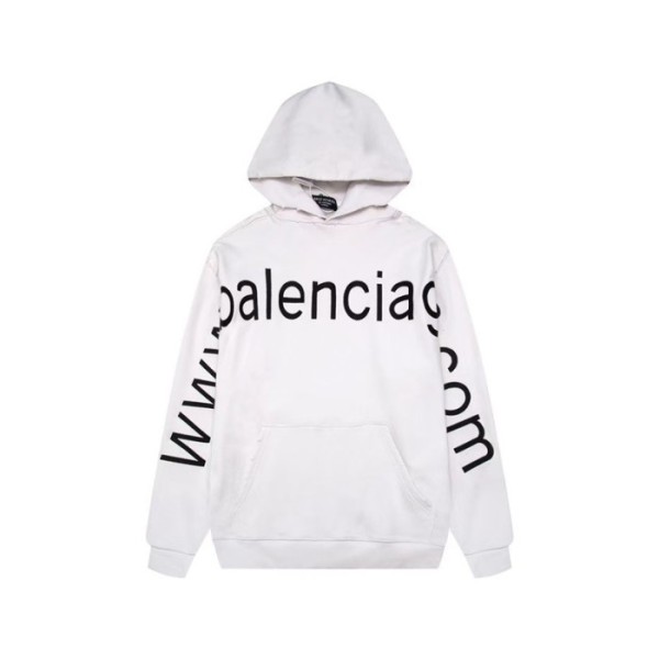 ❤발렌시아가 남성 화이트 후드티 - Balenciaga Mens White Hoodie - ba701x