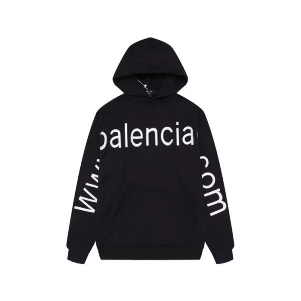 ❤발렌시아가 남성 블랙 후드티 - Balenciaga Mens Black Hoodie - ba702x