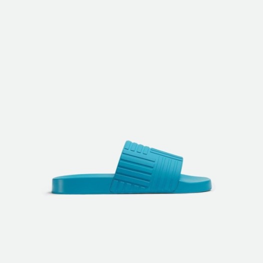 ❤보테가베네타 남/녀 슬라이드 아말피 블루 슬리퍼 【매장-90만원대】 - Bottega Veneta Unisex Blue Slippers - bv184x