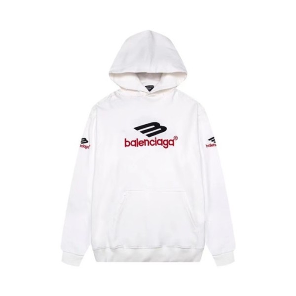 ❤발렌시아가 남성 화이트 후드티 - Balenciaga Mens White Hoodie - ba703x