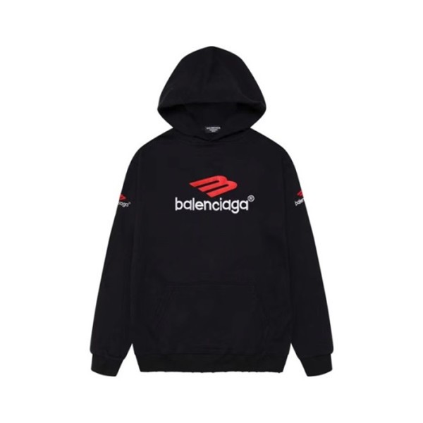 ❤발렌시아가 남성 블랙 후드티 - Balenciaga Mens Black Hoodie - ba704x