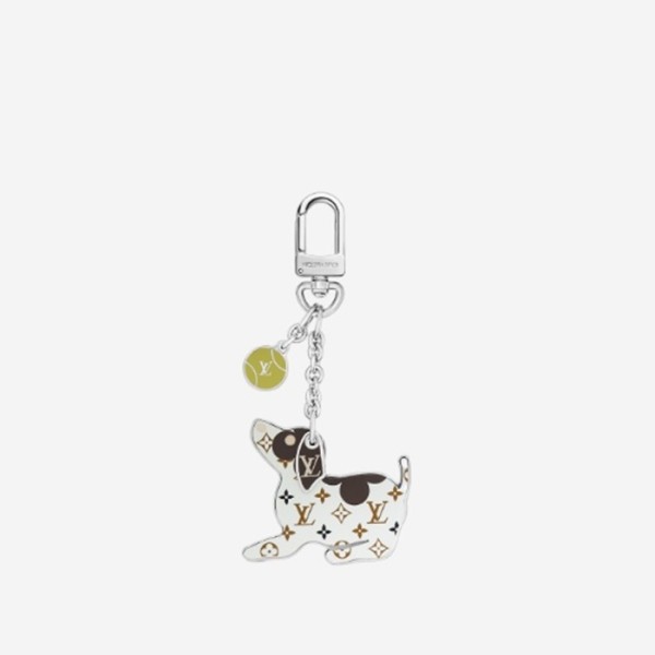 ❤루이비통 남성 LV 도그 키링 M00747 【매장-100만원대】 - Louis vuitton Mens White Key Ring - acc220x