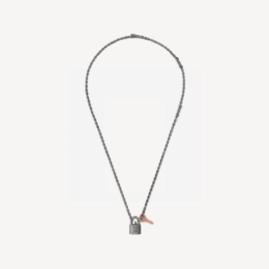 ❤루이비통 LV 남성 패드락 펜던트 목걸이 M01149 【매장-100만원대】 - Louis vuitton Mens Charcoal Necklace - acc225x