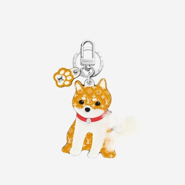 ❤루이비통 LV 남성 Shiba 키링 M01199 【매장-120만원대】 - Louis vuitton Mens White Key Ring - acc227x