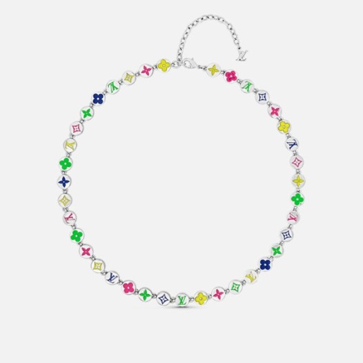 ❤루이비통 남성 모노그램 컬러스 목걸이 M01266 【매장-200만원대】- Louis vuitton Mens White Gold Necklace - acc236x