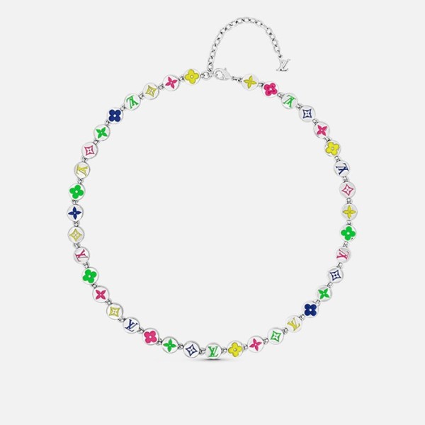 ❤루이비통 남성 모노그램 컬러스 목걸이 M01266 【매장-200만원대】- Louis vuitton Mens White Gold Necklace - acc236x