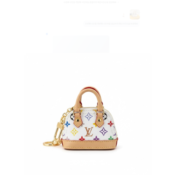 ❤루이비통 알마 BB 멀티컬러 키링【매장-160만원대】 - Louis vuitton Unisex White Key Ring - acc237x