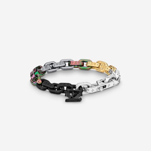 ❤루이비통 남성 파라다이스 체인 팔찌 M0070M 【매장-130만원대】 - Louis vuitton Mens White Gold Bangle - acc239x