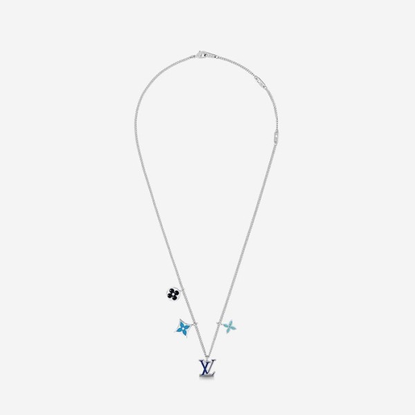 ❤루이비통 남성 인스팅트 펜던트 목걸이 M00521 【매장-80만원대】 - Louis vuitton Mens White Gold Necklace - acc249x