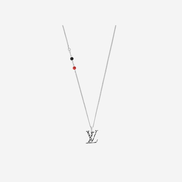❤루이비통 남성 인피니티 도트 펜던트 M01089 【매장-110만원대】 - Louis vuitton Mens White Gold Necklace - acc253x