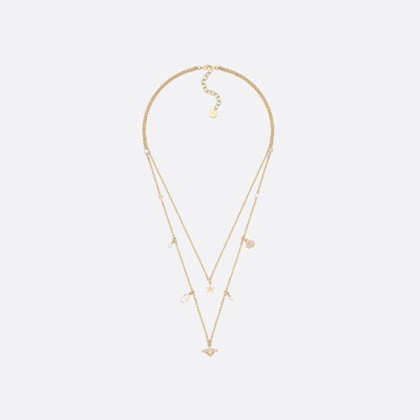 ❤디올 여성 Lucky 골드 메탈 목걸이 【매장-140만원대】 - Dior Yellow Gold Necklace - acc286x