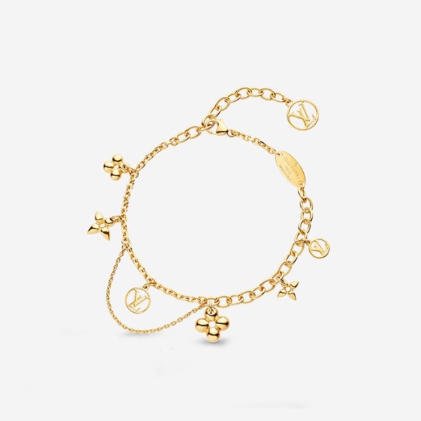 ❤루이비통 여성 블루밍 서플 팔찌 M64858 【매장-90만원대】 - Louis vuitton Womens Yellow Gold Bangle - acc291x