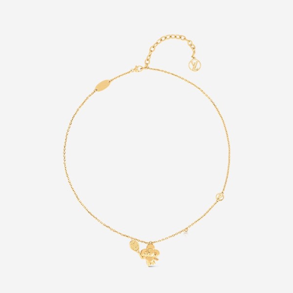 ❤루이비통 여성 비비엔 온 더 코트 목걸이 M00755 【매장-100만원대】 - Louis vuitton Yellow Gold Necklace - acc292x
