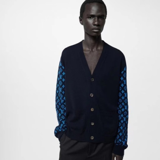 ❤루이비통 남성 네이비 브이넥 가디건 - Louis vuitton Mens Navy Cardigan - lv1914x