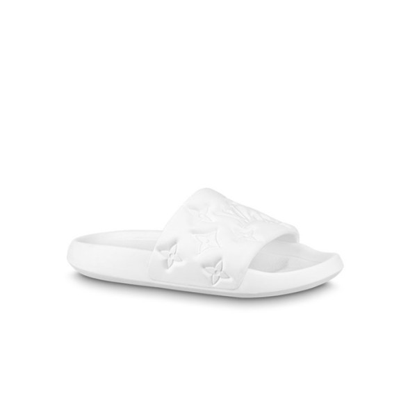 ❤루이비통 남/녀 워터프런트 화이트 뮬 슬리퍼 【매장-100만원대】 - Louis vuitton Unisex White Slippers - lv1908x