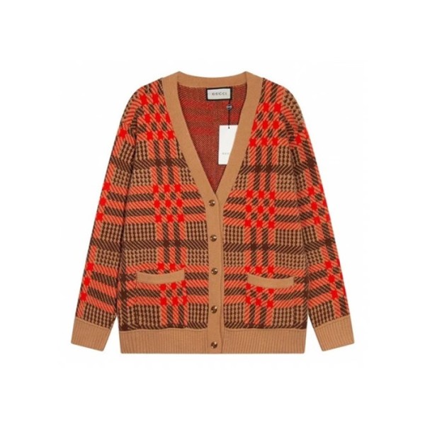 ❤구찌 남성 카멜 브이넥 가디건 - Gucci Mens Camel Cardigan - gu1028x