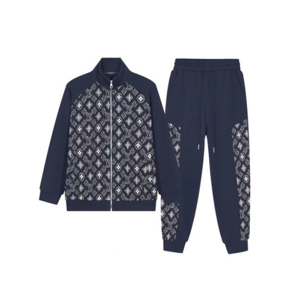 ❤루이비통 남성 캐쥬얼 네이비 트레이닝복 - Louis vuitton Mens Navy Training-clothes - lv1924x