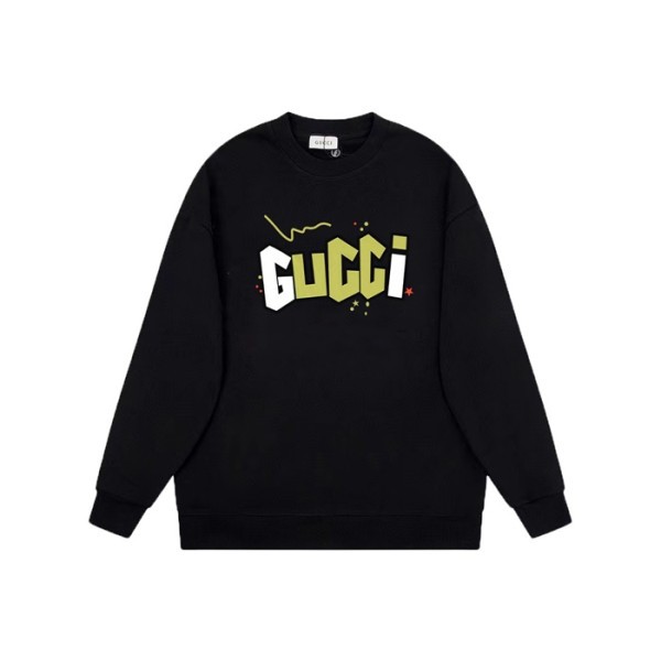 ❤구찌 남성 베이직 블랙 맨투맨 - Gucci Mens Black Tshirts - gu1030x