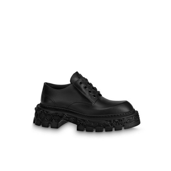 ❤루이비통 남성 카프스킨 바로크 더비 로퍼1AAHAO 【매장-200만원대】 - Louis vuitton Mens Black Loafer - lv1959x