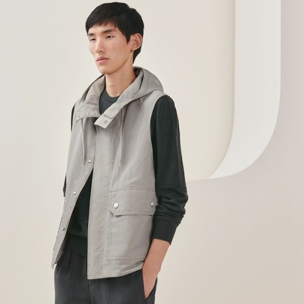 ❤에르메스 남성 그레이 베스트 -  Hermes Mens Gray Vest - he353x