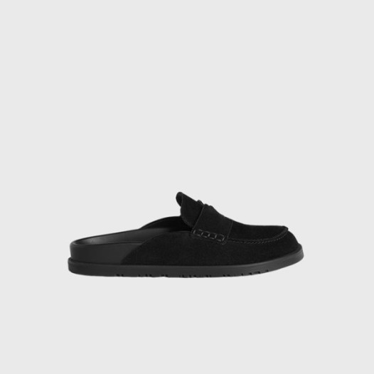 ❤에르메스 여성 카프스킨 고 뮬 【매장-120만원대】 - Hermes Womens Black Mules - he359x