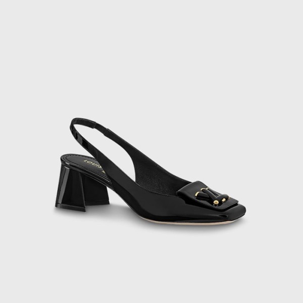 ❤루이비통 여성 쉐이크 슬링백 펌프스 1AB0TW 【매장-160만원대】 - Louis vuitton Womens Black Sandals - lv1966x