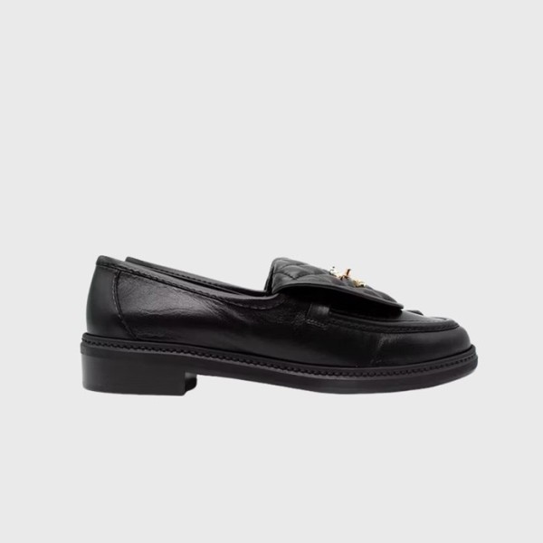 ❤샤넬 여성 퀄팅 탭 로퍼 블랙 【매장-350만원대】 - Chanel Womens Black Loafer - ch539x
