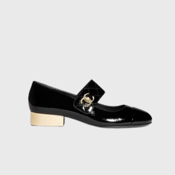 ❤샤넬 여성 메리 제인 페이턴트 고트스킨 & 블랙 【매장-300만원대】 - Chanel Womens Black Shoes - ch543x
