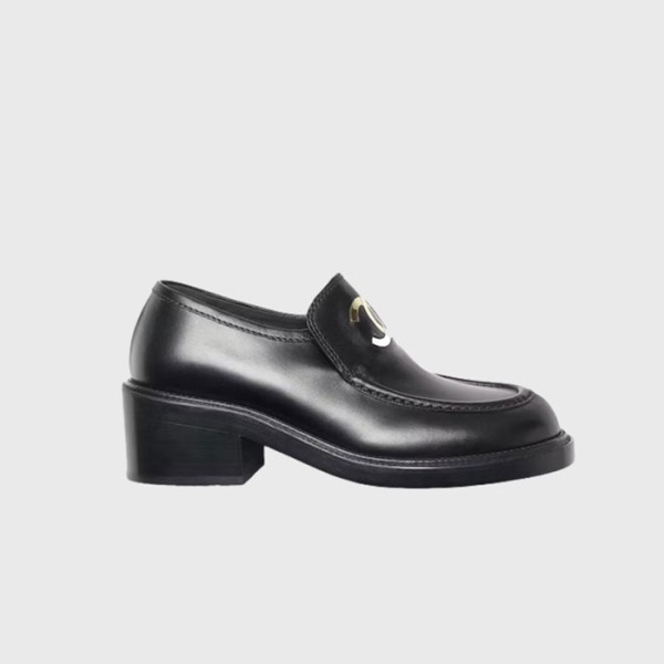 ❤샤넬 여성 CC 55MM 블랙 샤이니 카프스킨 로퍼 【매장-200만원대】 - Chanel Womens Black Loafer - ch551x