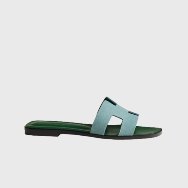 ❤에르메스 여성 오란 샌들 【매장-150만원대】 - Hermes Womens Green Slippers - he366x