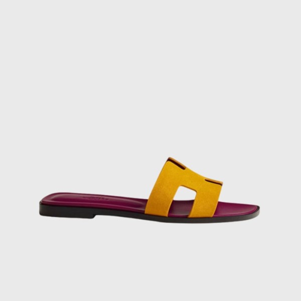 ❤에르메스 여성 오란 샌들 【매장-150만원대】 - Hermes Womens Yellow Slippers - he368x