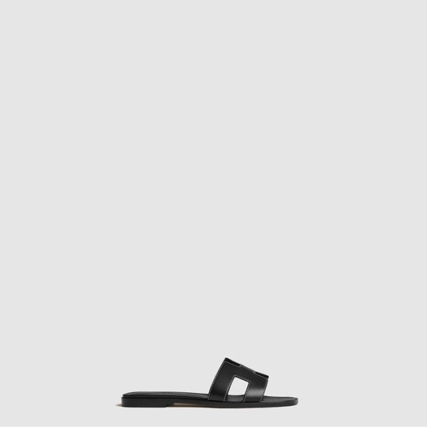 ❤에르메스 여성 오란 샌들 【매장-150만원대】 - Hermes Womens Black Slippers - he374x