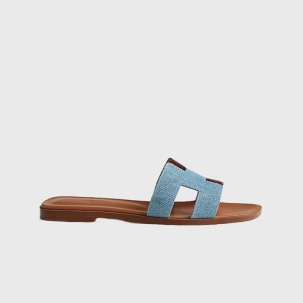 ❤에르메스 여성 오란 샌들 【매장-150만원대】 - Hermes Womens Blue Slippers - he376x