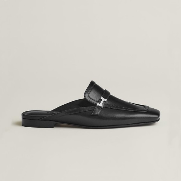 ❤에르메스 그루피 뮬 샌들 【매장-220만원대】 - Hermes Womens Black Mules - he394x