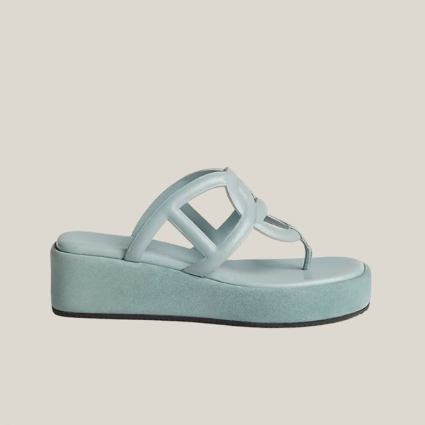 ❤에르메스 여성 샹달 집시 샌들 【매장-220만원대】 - Hermes Womens Blue Sandals - he397x